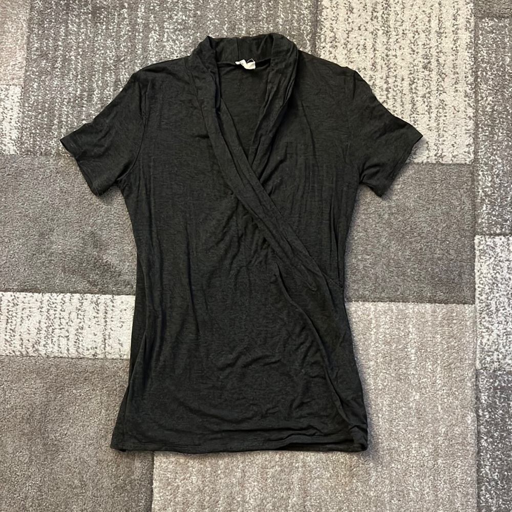 Hello Liz maternity wrap top